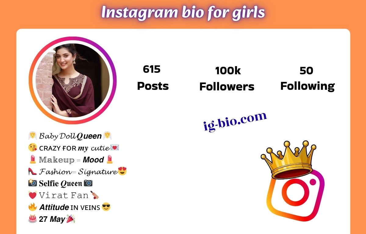 Instagram Bio for Girls