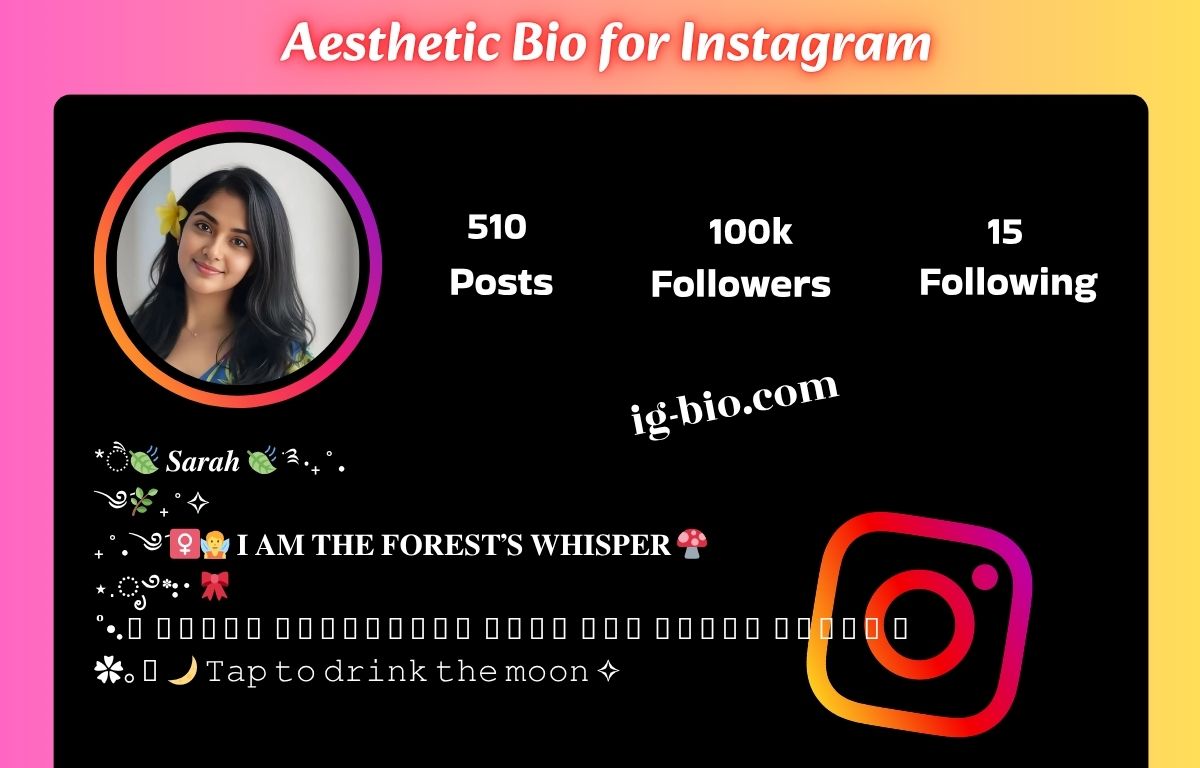 Aesthetic Bio for Instagram